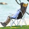 Camping Chair Folding Chairs Lawn Chairs Camping Chair Sturdy Steel Folding Lawn Chair with Hard Arms and Cup Holder for Outdoor Travel Hunting Fishing Folding Chair Camp Chair Moon Chair view 2