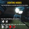 Easymaxx 5000Lumens Bike Light Set, Rechargeable Bicycle Lights for Night Riding Front and Rear, Powerful Waterproof Bike Headlight, Easy to Install for Men Women Kids Road Mountain Cycling view 3