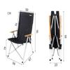 Camping Chair Folding Chairs Lawn Chairs Outdoor Folding Chair Three-Speed Adjustable Long Back Chair Outdoor Camping Recliner Picnic Beach Relaxation Chair Folding Chair Camp Chair Moon Chair view 3