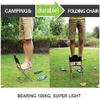 Camping Chair Folding Chairs Lawn Chairs Ultralight Outdoor Fishing Chair Aluminum Alloy Nylon Folding Small Size Chair Camping Hiking Chair Folding Chair Camp Chair Moon Chair view 4