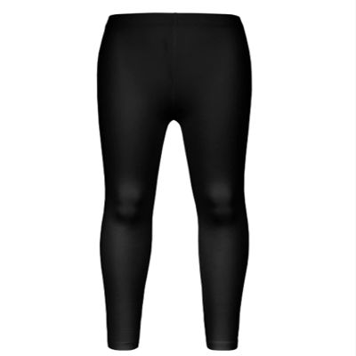 Fldy Kids Girls Athletic Leggings Gymnastics Ballet Dance Leggings Solid Stretchy Running Training Yoga Pants Tights Black 7-8 Years