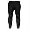 Fldy Kids Girls Athletic Leggings Gymnastics Ballet Dance Leggings Solid Stretchy Running Training Yoga Pants Tights Black 7-8 Years view 1