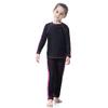 Girls Muslim Swimwear Modest Swimsuits Long Sleeve Bathing Suits Burkini Swimming Top Pants Hijab Full Coverage Islamic Surfing Rash Guard Sets Black + Pink 2-3 Years view 1