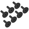PATIKIL 2.3 Inch Rubber Golf Tee, 7 Pack Tall Training Driving Range Tee Stable Ball Holder for Outdoor Indoor Hitting Mat, Black view 1