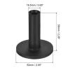 PATIKIL 2.3 Inch Rubber Golf Tee, 7 Pack Tall Training Driving Range Tee Stable Ball Holder for Outdoor Indoor Hitting Mat, Black view 2