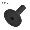 PATIKIL 2.3 Inch Rubber Golf Tee, 7 Pack Tall Training Driving Range Tee Stable Ball Holder for Outdoor Indoor Hitting Mat, Black view 3