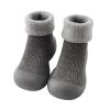 Toddler Baby Sock Shoes Non- Sole Floor Slipper Boys Girls Breathable Thick Indoor Outdoor Winter Warm Shoes Socks /1 (Gray, 26) view 1