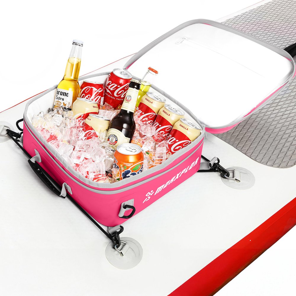 MORXPLOR Waterproof PVC Paddleboard Cooler Deck Bag - 12 Can Soft Insulated Cooler for Paddleboarding, Camping, Kayaking