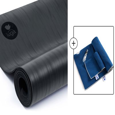 IUGA Pro Yoga Mat + Yoga Towel Set