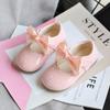 Boys Girls Leather Loafers Dress Shoes Infant Shoes Suitable for Crawling Wedding Dress Birthday Parties Any Occasion (Pink, 12-15Months) view 3