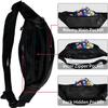 2 Packs Fanny Packs for Men and Women, Waterproof Sports Waist Pack Bag for Travel Hiking Running Hands-free view 4