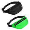 2 Packs Fanny Packs for Men and Women, Waterproof Sports Waist Pack Bag for Travel Hiking Running Hands-free view 1