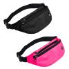 2 Packs Fanny Packs for Men and Women, Waterproof Sports Waist Pack Bag for Travel Hiking Running Hands-free view 1