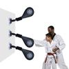 DYK&NX Wall Mounted Wing Chun Dummy, Martial Arts Training Taekwondo Double Kick Target, PU Suction Cup Foot Target Martial Arts Equipment, Karate Punch Pads Practice for Youth Adult view 1