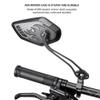 Bike Rearview Mirror Cycling Wide Range Back Reflector Adjustable Vision Mirror Black Adjustable Bike Handlebar Mirror Black 1 Pair, (AZ-P076-US1164525EKFUXTA) view 4