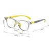 Fantiace Soft Silicone frame Frame Children's Anti-blue Light Glasses Boys And Girls Fashion Kids Myopia Glasses Frame (C6) view 2