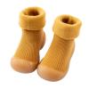 Toddler Baby Sock Shoes Non- Sole Floor Slipper Boys Girls Breathable Thick Indoor Outdoor Winter Warm Shoes Socks. (Yellow, 26) view 1