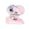 Infant Baby Girls Soft Sole Bowknot Princess Wedding Dress Shoes Toddler Newborn Light Baby Sneaker Shoes. (Pink, 12) view 2