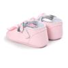 Infant Baby Girls Soft Sole Bowknot Princess Wedding Dress Shoes Toddler Newborn Light Baby Sneaker Shoes. (Pink, 12) view 3