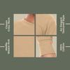 JMR Mens Thermal Shirt Long Sleeve - Heavyweight 100% Cotton Waffle Weave Top, Warm Breathable Base Layer or Standalone Cold Weather Essential (Khaki) view 4