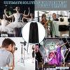 Portable Changing Room Changing Tent for Dancer Instant Dressing Cover Ups Privacy Shelters for Beach Car Boating Taking Photo, 4.59ft Length view 3
