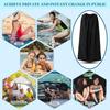 Portable Changing Room Changing Tent for Dancer Instant Dressing Cover Ups Privacy Shelters for Beach Car Boating Taking Photo, 4.59ft Length view 4