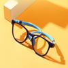 Fantiace Soft Silicone frame Frame Children's Anti-blue Light Glasses Boys And Girls Fashion Kids Myopia Glasses Frame (C2) view 4