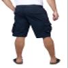 X RAY RAW X Mens Belted Cargo Shorts, Relaxed Fit Casual Knee Length Cargo Shorts for Men, Navy, 40 view 2
