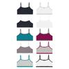 Buyless Fashion Girls Training Bra Cotton Cropped Cami Spaghetti Strap Brallete (10 Pack) - MT10-GA1-S Pinks view 2