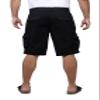 RAW X Mens Belted Cargo Shorts, Relaxed Fit Casual Knee Length Cargo Shorts for Men, Black, 42 view 2