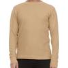 JMR Mens Thermal Shirt Long Sleeve - Heavyweight 100% Cotton Waffle Weave Top, Warm Breathable Base Layer or Standalone Cold Weather Essential (Khaki) view 1