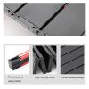 Outdoor Ultralight Mini Table Beach Portable Aluminum Foldable Table for Outdoor Picnic Barbecue Tours Folding Coffee Table Tea Desk,Silver view 4