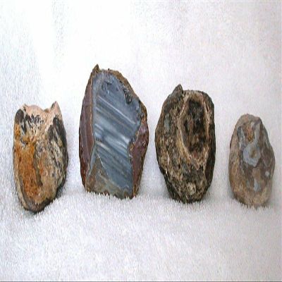 1 Lb 3.3 Oz 4 Geode Dugway Utah Cabochon Cab Gemstone Rough EBS3573