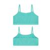 Buyless Fashion Girls Training Bra Cotton Cropped Cami Spaghetti Strap Brallete (10 Pack) - MT10-GA2-S view 3