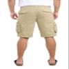 X RAY RAW X Mens Belted Cargo Shorts, Relaxed Fit Casual Knee Length Cargo Shorts for Men, Stone, 36 view 2