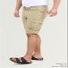X RAY RAW X Mens Belted Cargo Shorts, Relaxed Fit Casual Knee Length Cargo Shorts for Men, Stone, 36 view 4