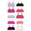 Buyless Fashion Girls Training Bra Cotton Cropped Cami Spaghetti Strap Brallete (10 Pack) - MT10-GA3-M Pinks view 3