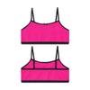 Buyless Fashion Girls Training Bra Cotton Cropped Cami Spaghetti Strap Brallete (10 Pack) - MT10-GA3-M Pinks view 4