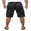 X RAY RAW X Mens Belted Cargo Shorts, Relaxed Fit Casual Knee Length Cargo Shorts for Men, Charcoal Camo, 34 view 2
