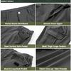 Quick Dry Shorts Casual Men's Exercise Fitness Elastic Workout Hiker Running Gym Utility Short Sports Outdoor Recreation Gear 191# Grey view 3