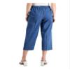 Kasper Womens Cropped Pull On Wide Leg Pants Blue XL view 2