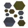 HEX Duo - Two Colour Kits - Hexagonal Down Jacket Self-Adhesive Repair Patches (Olive Green and Dark Gray) view 1