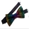 EmilyRose Couture Men's Special Prints Bow Ties (Large, Disco) view 1