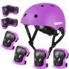 Adjustable Helmet for Ages 5-16 Kids Toddler Boys Girls Youth,Protective Gear with Elbow Knee Wrist Pads for Multi-Sports Skateboarding Bike Riding Scooter Inline skatings Longboard Roller Skate view 1