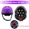 Adjustable Helmet for Ages 5-16 Kids Toddler Boys Girls Youth,Protective Gear with Elbow Knee Wrist Pads for Multi-Sports Skateboarding Bike Riding Scooter Inline skatings Longboard Roller Skate view 2