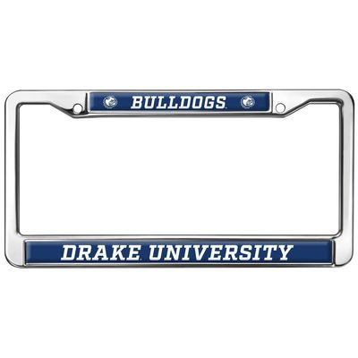 Drake Unversity Bulldogs Logo Full Size Standard License Plate Metal Frame