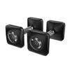 Peloton Dumbbells | Ergonomically Designed Pair of Cast Iron Weights With Urethane Coating and Nonslip Grip, Available in Set of Two - 5 lb, black view 1