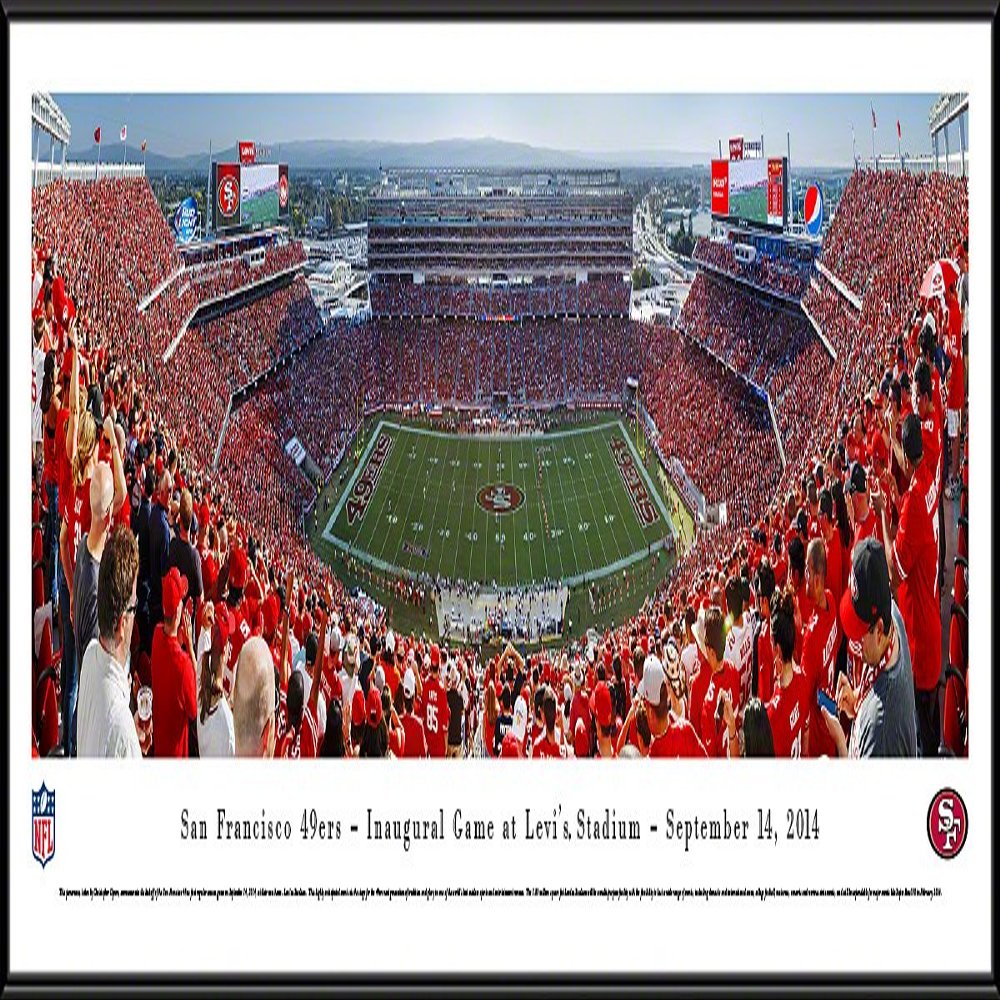 Blakeway Worldwide Panoramas, Inc. San Francisco 49ers - Inaugural Game at Levi'S Stadium - Panoramic Print