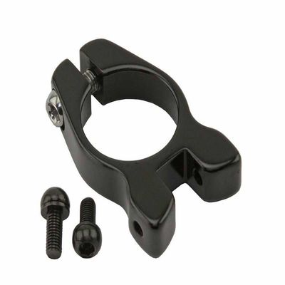 ALTALINE Bicycle Alloy Seat Post Clamp With Rear Rack Mount In Black, Multiple Sizes (31.8mm)