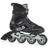 FILA Legacy Pro 84 Fitness Inline Skates for Men - Airflow Technology, 84mm Wheels, ABEC 7 Bearings, High Cuff Support - Black/Grey, Men 8 view 1